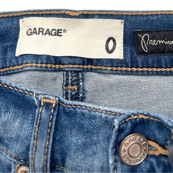 006 Garage Blue Jean Shorts with Rolled Hems - Picture 6 of 6